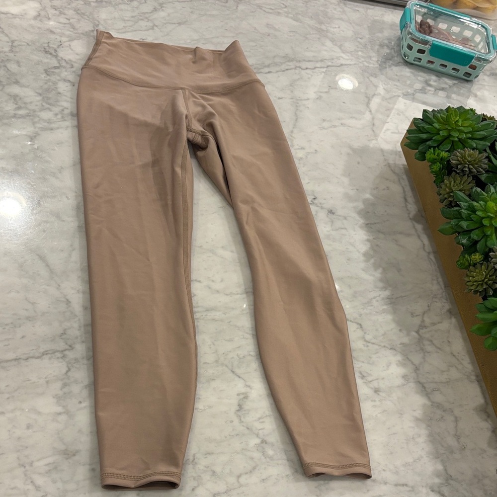 7/8 High waist Airlift Tan Leggings XS - Picture 3 of 6